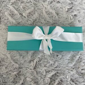 Tiffany & Co. Blue Gift Box with White Ribbon